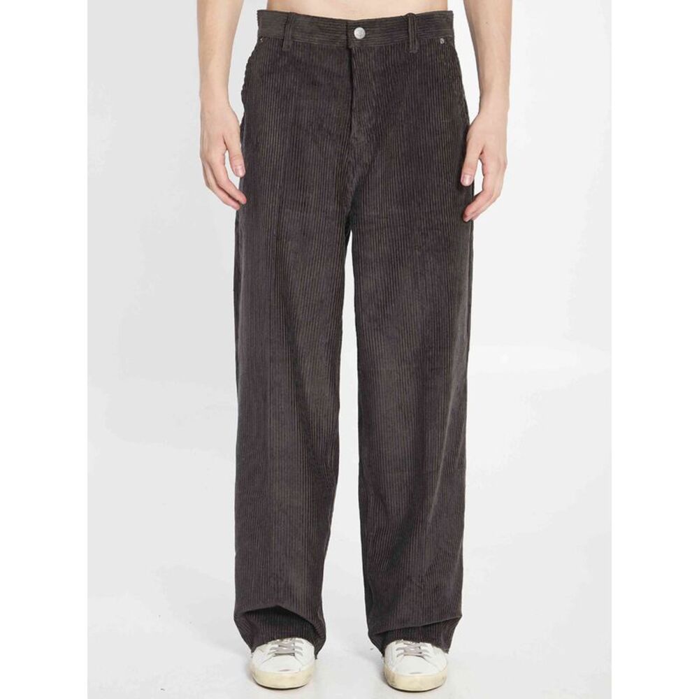 Ami Paris Men Corduroy Velvet Pants